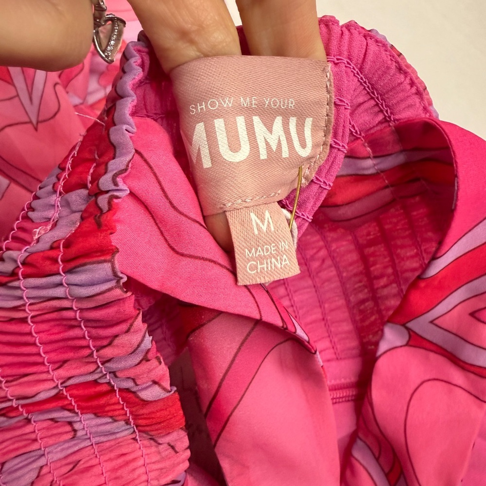 Show Me Your MuMu Pink Floral Tiered Maxi Dress - Picture 3 of 6